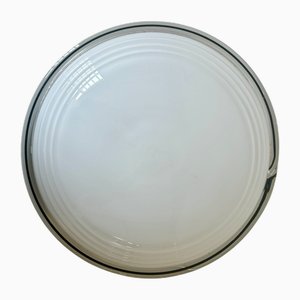 Lámpara de techo de cristal de Murano, años 80