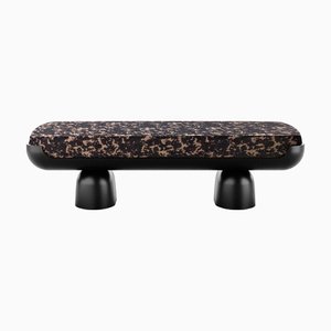 Banc Fifih en Tissu Personnalisé Noir et Blanc par Hommés Studio