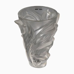 Jarrón Martinets vintage de Lalique, años 50