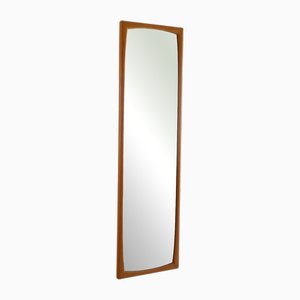 Vintage Scandinavian Oak Mirror, 1960s