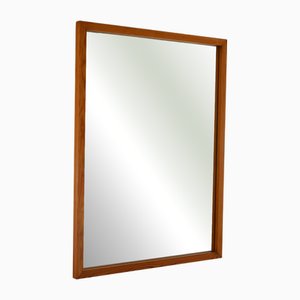 Scandinavian Minimalist Oak Mirror, 1960s