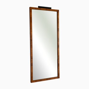 Scandinavian Deco Mirror in Birch Root, 1940s