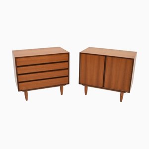 Vintage Danish Teak Sideboards by Poul Cadovius, 1960, Set of 2