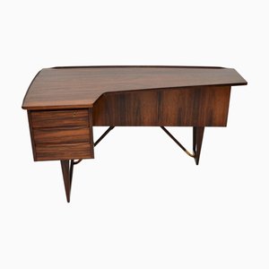 Danish Boomerang Desk by Peter Lovig Nielsen for Hedensted Møbelfabrik, 1960