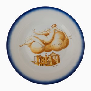 Porcelain Plate by Gio Ponti for Richard Ginori, 2008