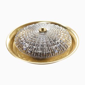 Orrefors Wandlampe aus Messing von Fagerlund für Lyfa, 1960er