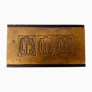 Tino Stefanoni, Jacken, Mehrere Bronzeskulpturen auf Holz, 1970er