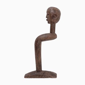 Congolese Carved Wooden Statue, 1960s
