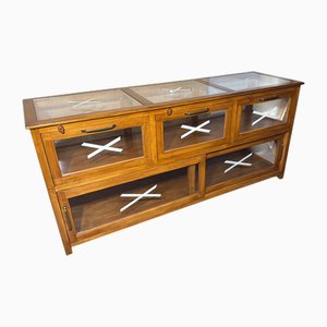 Vintage Exhibitor Counter in Teak