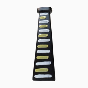 Vase Trio Noir en Céramique par Hjördis Oldfors pour Upsala Ekeby, 1950s