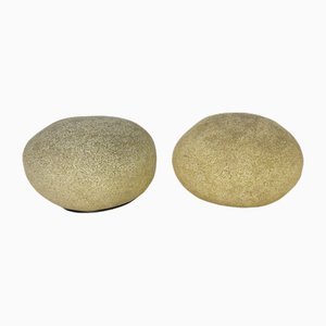 Lámpara Moon Rock Dora de André Cazenave para Singleton, años 60. Juego de 2