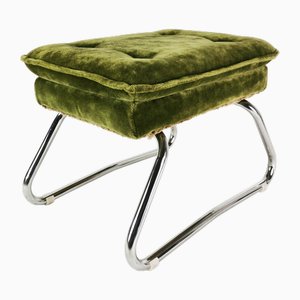 Art Deco Folding Pouf, Germany, 1970s