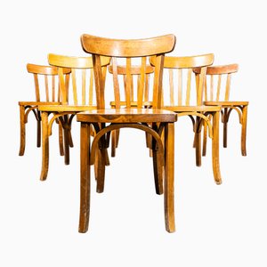 Sillas de comedor francesas vintage, años 50. Juego de 6