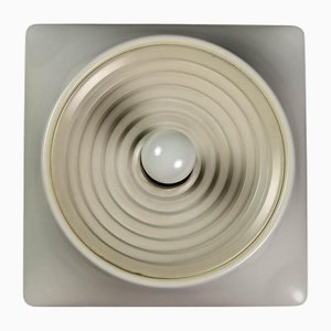 Lámparas vintage de aluminio lacado de Stilnovo. Juego de 2