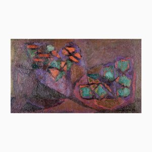 Sven Olof Jakobsson, Abstract Still Life, Oil on Canvas