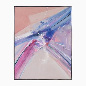 David Harris, Composition Abstraite, Huile sur Toile