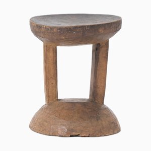 Vintage African Tribal Stool, 1950s