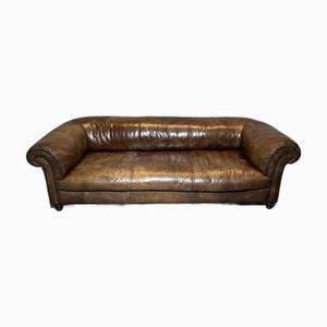 Canapé Vintage en Cuir Cognac, Angleterre