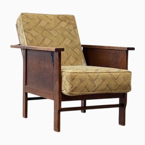 Vintage Dutch Lounge Chair, 1940s