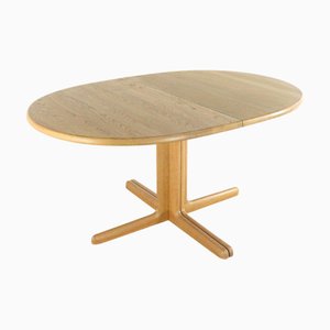 Table de Salle à Manger Extensible Nakskov Ovale en Chêne par Juul Kristensen pour JK Møbler