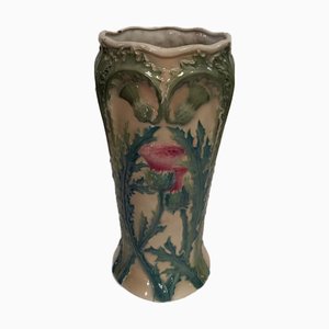 Portaombrelli Art Nouveau con decorazione a forma di cardo, inizio XX secolo