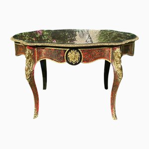 Table Basse Napoléon III en Marqueterie Boulle