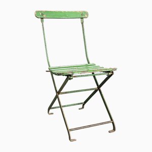 Chaise Pliante Pavilion Vert Foncé, Angleterre, 1950s