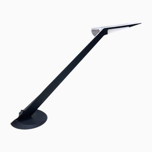 Lámpara de mesa halógena italiana, años 80