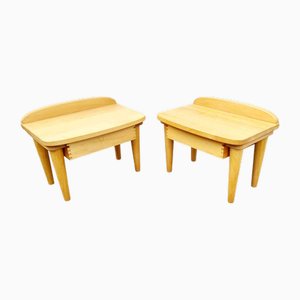 Italian Bedside Tables, 1980s, Set of 2