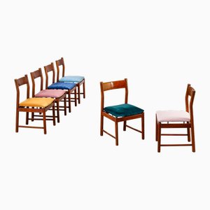 Sedie vintage di Ilmari Tapiovaara per La Permanente Mobili Cantù, 1960, set di 6