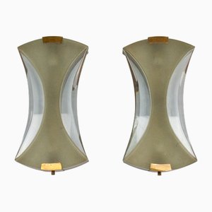 Vintage Wall Lamps by Max Ingrand for Fontana Arte, 1960s, Set of 2