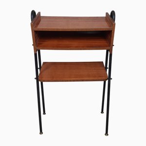 Vintage Wood and Metal Cabinet, 1960s