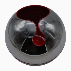Jarrón Guscio italiano vintage de Gio Pomodoro para Alessi, años 70