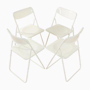 Folding Chairs by Niels Gammelgaard for Ikea, Set of 4