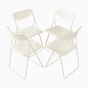Folding Chairs by Niels Gammelgaard for Ikea, Set of 4