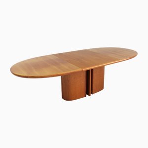 Mesa de comedor extensible danesa vintage de Skovby, años 60
