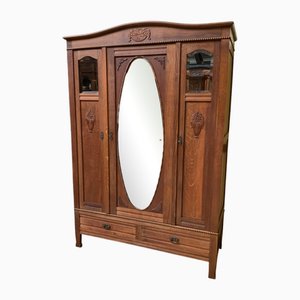 Antique Oak Wardrobe, 1925