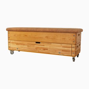 Mid-Century Modern Wooden Chest, 1960s