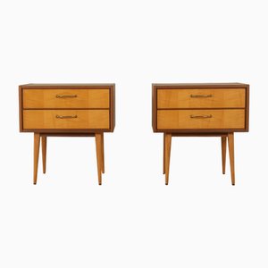 Bedside Tables from WK Möbel, 1950s, Set of 2