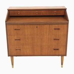 Secretaire in teak, Scandinavia, 1960