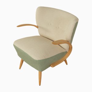 Vintage Lounge Chair in Beech, 1950s