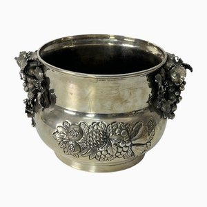 Cubitera de plata esterlina 925 cincelada a mano, años 80