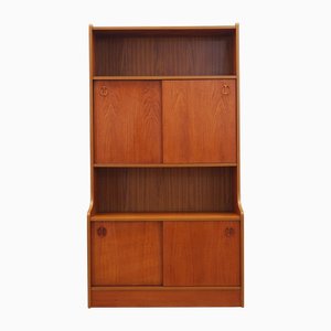 Dänisches Vintage Bücherregal aus Teak, 1960er