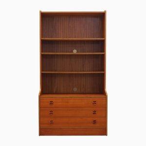 Libreria vintage in teak, Danimarca, anni '60