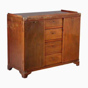 Antique Chest of Drawers in Mahogany and Brass