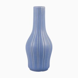 Large Swedish Faience Vase by Ewald Dahlskog for Bobergs Fajansfabrik, 1930s