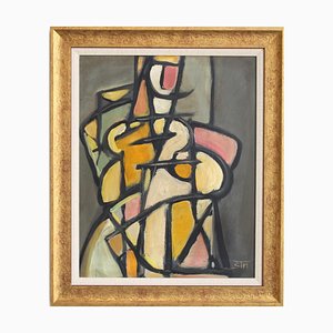 STM, The Vanguard Series No. III: Postwar European Abstract Composition, 1950s-1970s, Oil on Board, Framed