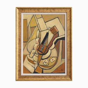 JG, The Vanguard Series No. II: Postwar European Abstract Composition, 1950s-1970s, Oil on Board, Framed