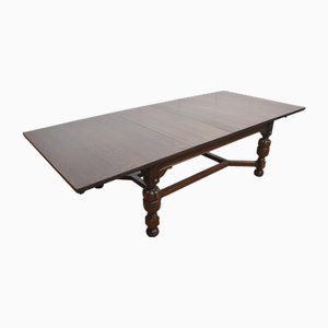 Ausziehbarer Esstisch aus Eiche von Maple and Co, 1890er