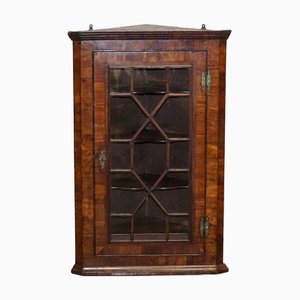 Georgian Corner Hanging Display Cabinet